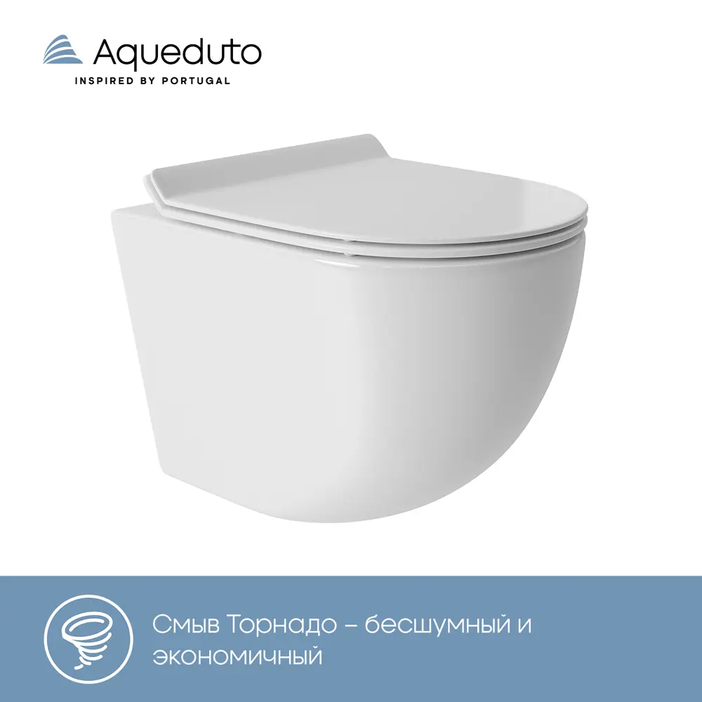 Фото 6 Комплект Aqueduto AQDS010T: Система инсталляции TECNICA, панель смыва QUADRADO, белый глянцевый, унитаз OVO 48x36, Tornado, сиденье, белый глянцевый Фото 6 Комплект Aqueduto AQDS010T: Система инсталляции TECNICA, панель смыва QUADRADO, белый глянцевый, унитаз OVO 48x36, Tornado, сиденье, белый глянцевый