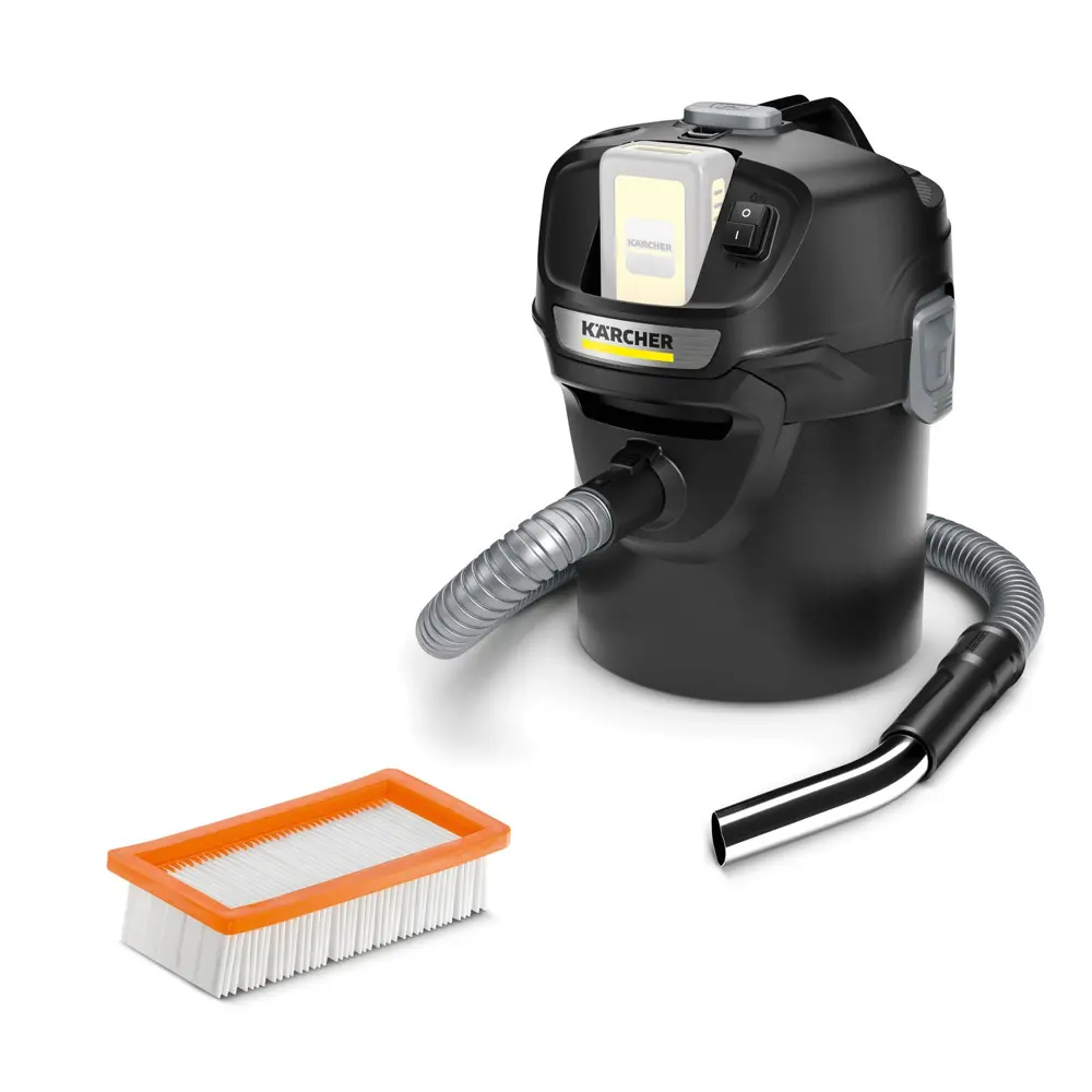 Фото Пылесос для золы аккумуляторный Karcher AD 2 Battery, 18 В Li-Ion без АКБ и ЗУ Фото Пылесос для золы аккумуляторный Karcher AD 2 Battery, 18 В Li-Ion без АКБ и ЗУ