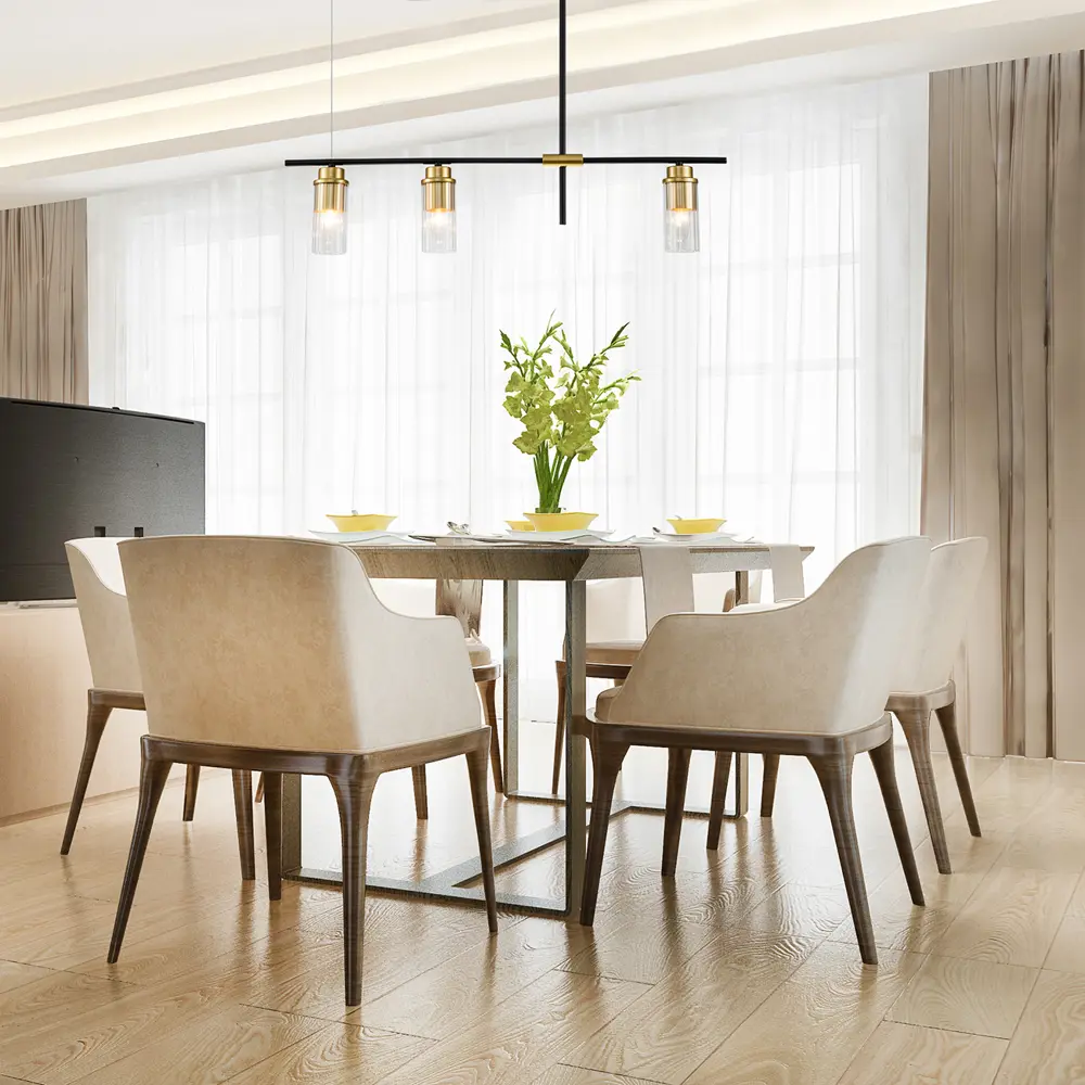 Фото 4 Люстра подвесная Escada Reverse Esc_2100_3p 3 лампы 7 м² цвет желтый