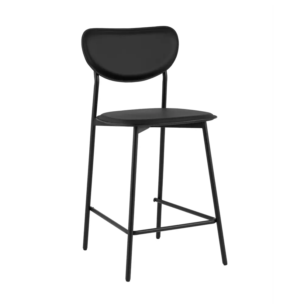 Фото 2 Полубарный стул Stool group Minnie HPB2318 HAB1-32 BOX2 43x92 см цвет черный Фото 2 Полубарный стул Stool group Minnie HPB2318 HAB1-32 BOX2 43x92 см цвет черный