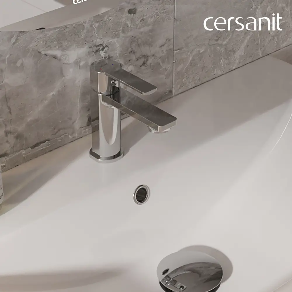 Фото 9 Смеситель для раковины Cersanit Smart однорычажный цвет хром Фото 9 Смеситель для раковины Cersanit Smart однорычажный цвет хром