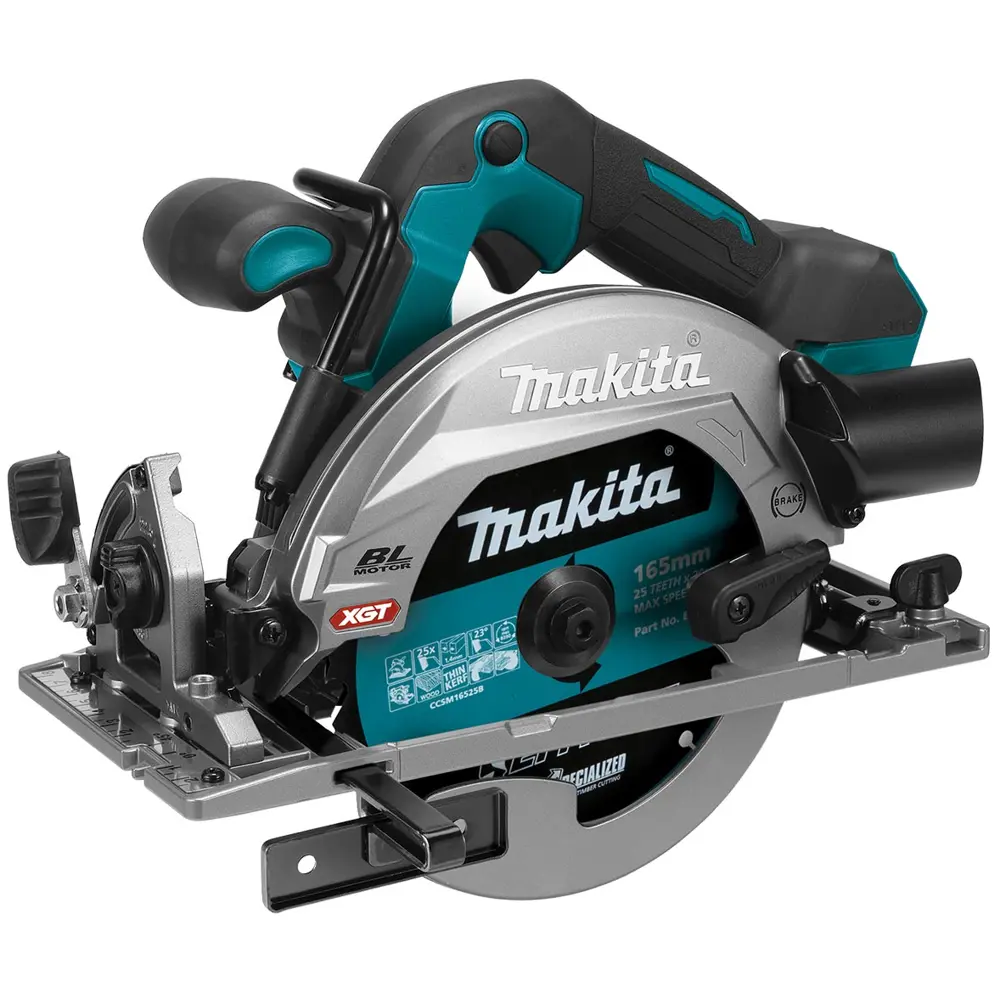 Фото Пила циркулярная аккумуляторная бесщеточная Makita XGT HS012GZ, 0 В Li-Ion 165 мм, без АКБ и ЗУ Фото Пила циркулярная аккумуляторная бесщеточная Makita XGT HS012GZ, 0 В Li-Ion 165 мм, без АКБ и ЗУ