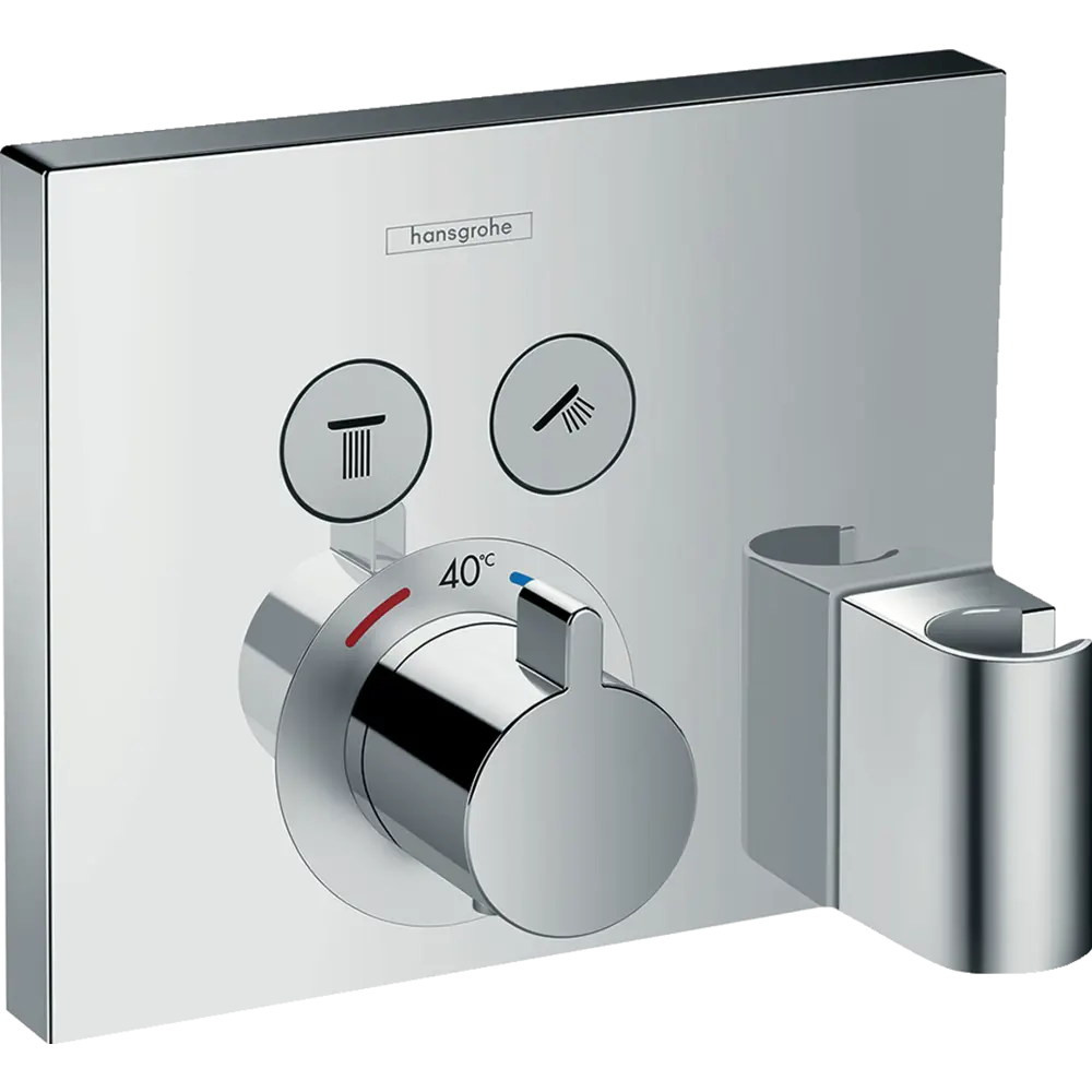Фото Смеситель для душа Hansgrohe ShowerSelect 15765000 термостат цвет хром Фото Смеситель для душа Hansgrohe ShowerSelect 15765000 термостат цвет хром