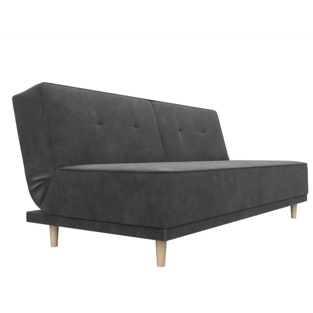 Фото 3 Диван раскладной Лига диванов Диван-книжка Портленд 193x90x85 см велюр цвет brut 16 темно-серый Фото 3 Диван раскладной Лига диванов Диван-книжка Портленд 193x90x85 см велюр цвет brut 16 темно-серый