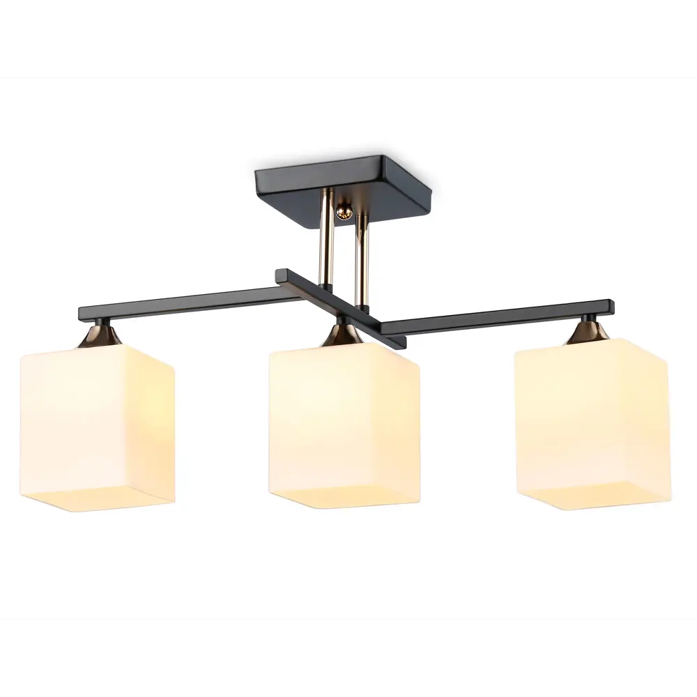 Фото Люстра на штанге Ambrella Light Traditional modern Ambr_tr303114 3 лампы 10 м² цвет черный Фото Люстра на штанге Ambrella Light Traditional modern Ambr_tr303114 3 лампы 10 м² цвет черный