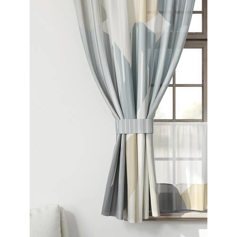 Фото 4 Комплект штор Comfy way Иномик - 48 CW705048-160 на шторной ленте 160x150 см цвет бежевый Фото 4 Комплект штор Comfy way Иномик - 48 CW705048-160 на шторной ленте 160x150 см цвет бежевый