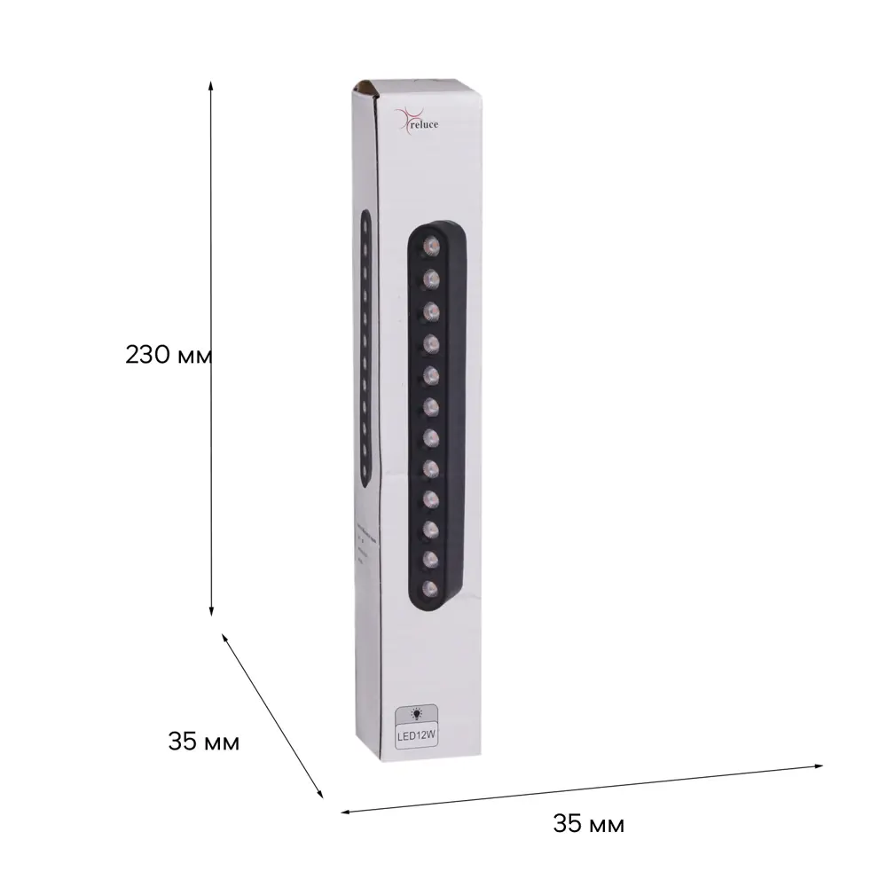 Фото 6 Трековый светильник линейный светодиодный Reluce 13002-9.3-001ur magnetic led12w bk 12 Вт однофазный нейтральный белый свет цвет черный Фото 6 Трековый светильник линейный светодиодный Reluce 13002-9.3-001ur magnetic led12w bk 12 Вт однофазный нейтральный белый свет цвет черный