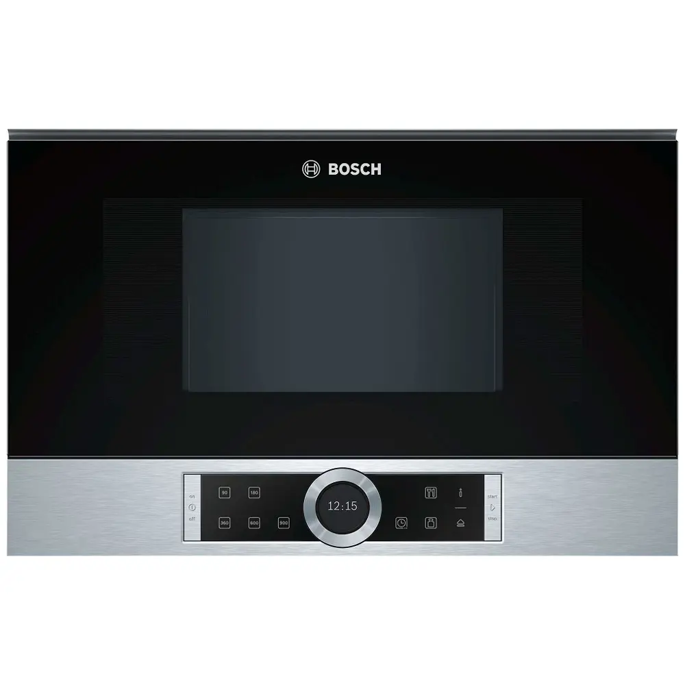 Фото Встраиваемая микроволновая печь Bosch BFR634GS1 21 л 59.4x38.2x29.9 см цвет черный, нержавеющая сталь Фото Встраиваемая микроволновая печь Bosch BFR634GS1 21 л 59.4x38.2x29.9 см цвет черный, нержавеющая сталь