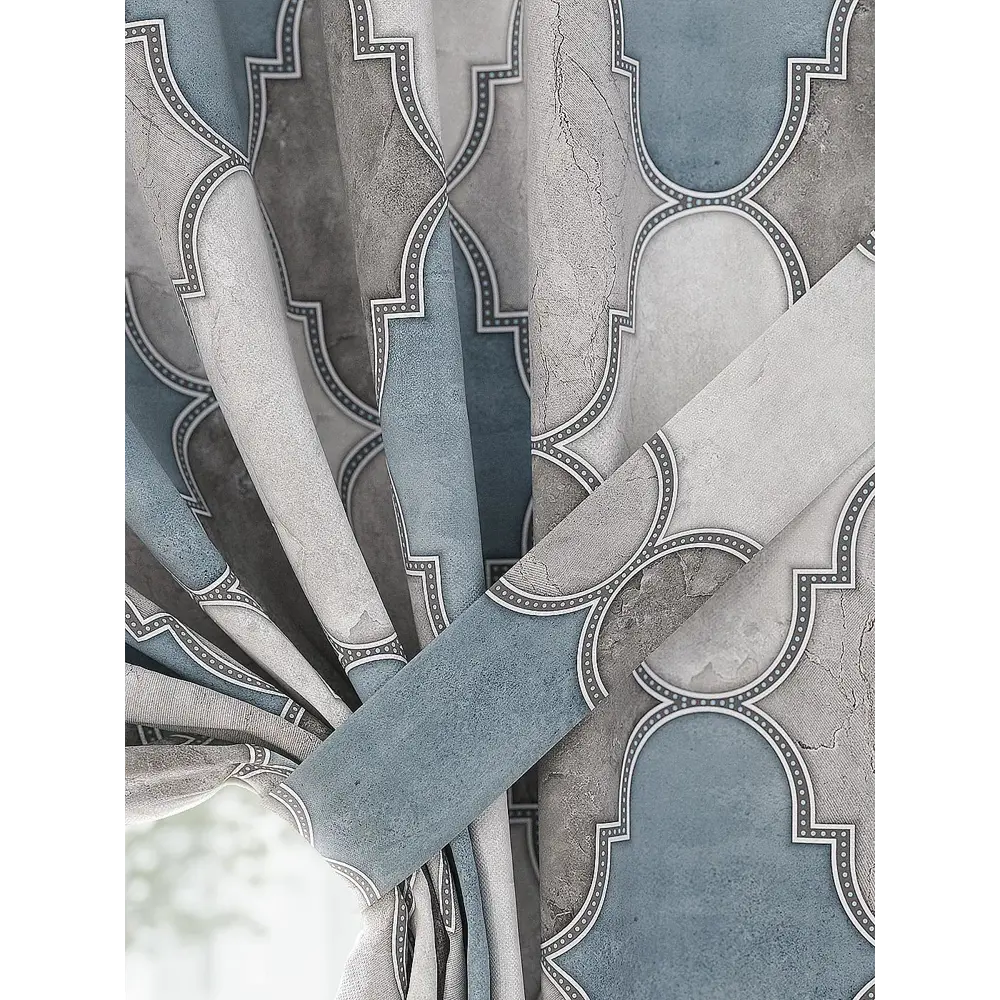 Фото 2 Штора Helga Нерквинес TD-530299 на шторной ленте, 180x150 см, цвет бежевый