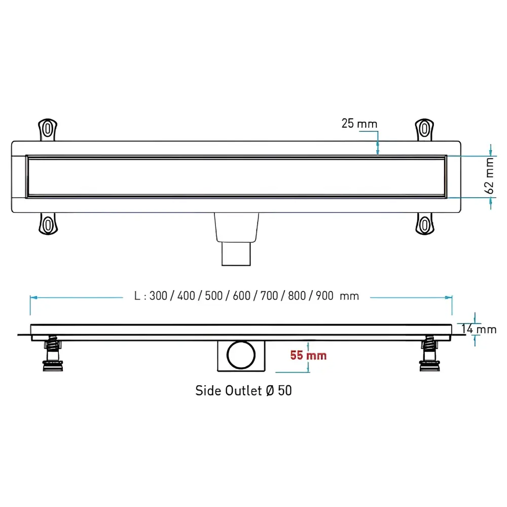Фото 8 Трап для душа Bejert B716C260-11050-3 комбинированный затвор 11.2x40 см нержавеющая сталь Фото 8 Трап для душа Bejert B716C260-11050-3 комбинированный затвор 11.2x40 см нержавеющая сталь