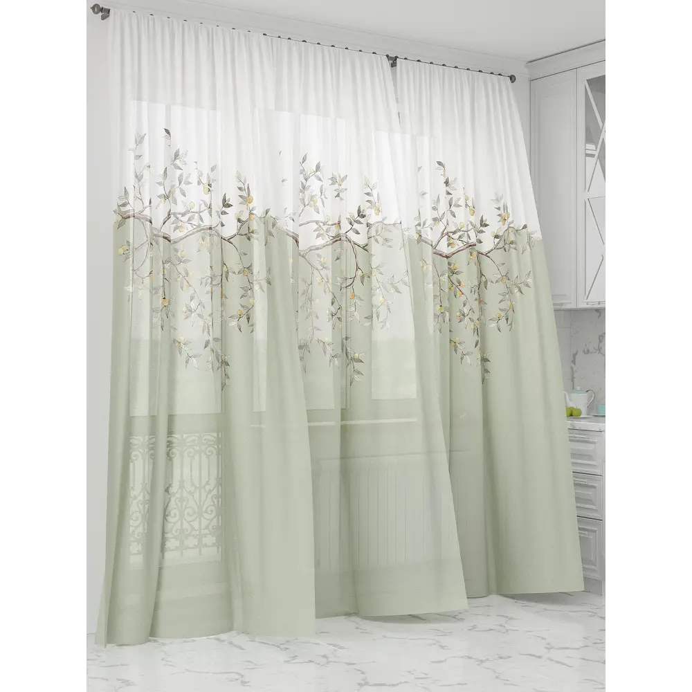 Фото 3 Тюль Comfy way Олион - 121 CW991121-250 на шторной ленте 250x450 см цвет белый Фото 3 Тюль Comfy way Олион - 121 CW991121-250 на шторной ленте 250x450 см цвет белый