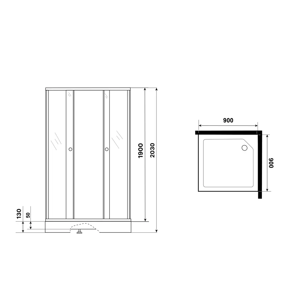 Фото 5 Душевой уголок Keramastar Supra Kr067011 прямоугольный с поддоном 90x90см профиль черный эффект стекла без покрытия Фото 5 Душевой уголок Keramastar Supra Kr067011 прямоугольный с поддоном 90x90см профиль черный эффект стекла без покрытия