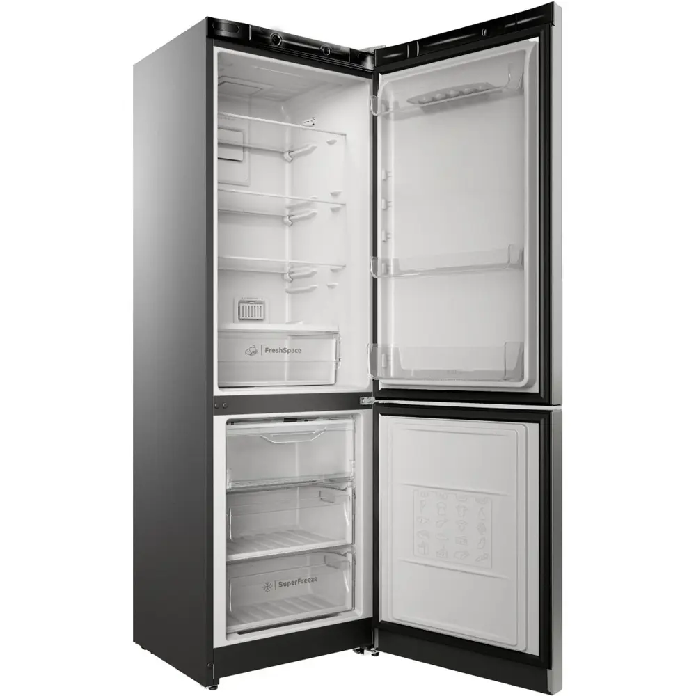 Фото 3 Холодильник Indesit ITS 4180 NG 60x185 см цвет темно-серый Фото 3 Холодильник Indesit ITS 4180 NG 60x185 см цвет темно-серый
