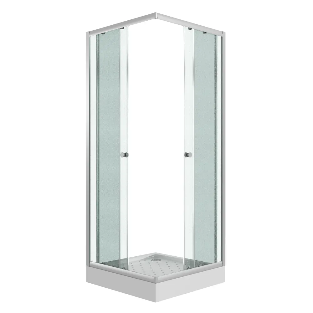 Фото 4 Душевой уголок Keramastar Supra Kr067011 прямоугольный с поддоном 90x90см профиль черный эффект стекла без покрытия Фото 4 Душевой уголок Keramastar Supra Kr067011 прямоугольный с поддоном 90x90см профиль черный эффект стекла без покрытия