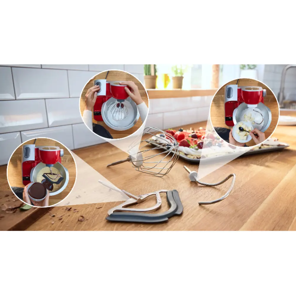 Фото 6 Кухонный комбайн Bosch MUM5X720 Serie 4 1000 Вт 7 скоростей красный (CNUM51S) Фото 6 Кухонный комбайн Bosch MUM5X720 Serie 4 1000 Вт 7 скоростей красный (CNUM51S)