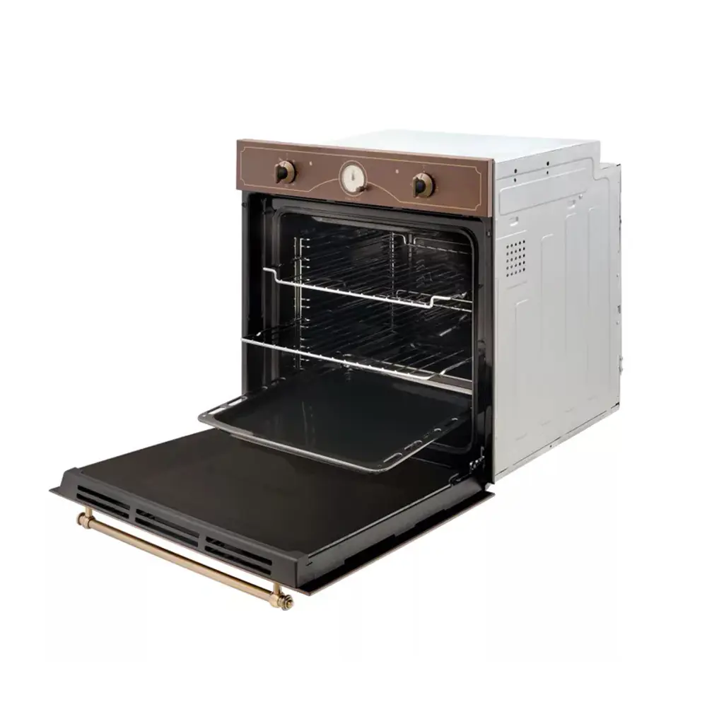 Фото 2 Встраиваемый духовой шкаф Delonghi Cm 9L Ro Rus 59.40x59.40x54 см цвет медный Фото 2 Встраиваемый духовой шкаф Delonghi Cm 9L Ro Rus 59.40x59.40x54 см цвет медный