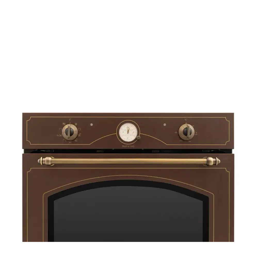 Фото 4 Встраиваемый духовой шкаф Delonghi Cm 9L Ro Rus 59.40x59.40x54 см цвет медный Фото 4 Встраиваемый духовой шкаф Delonghi Cm 9L Ro Rus 59.40x59.40x54 см цвет медный