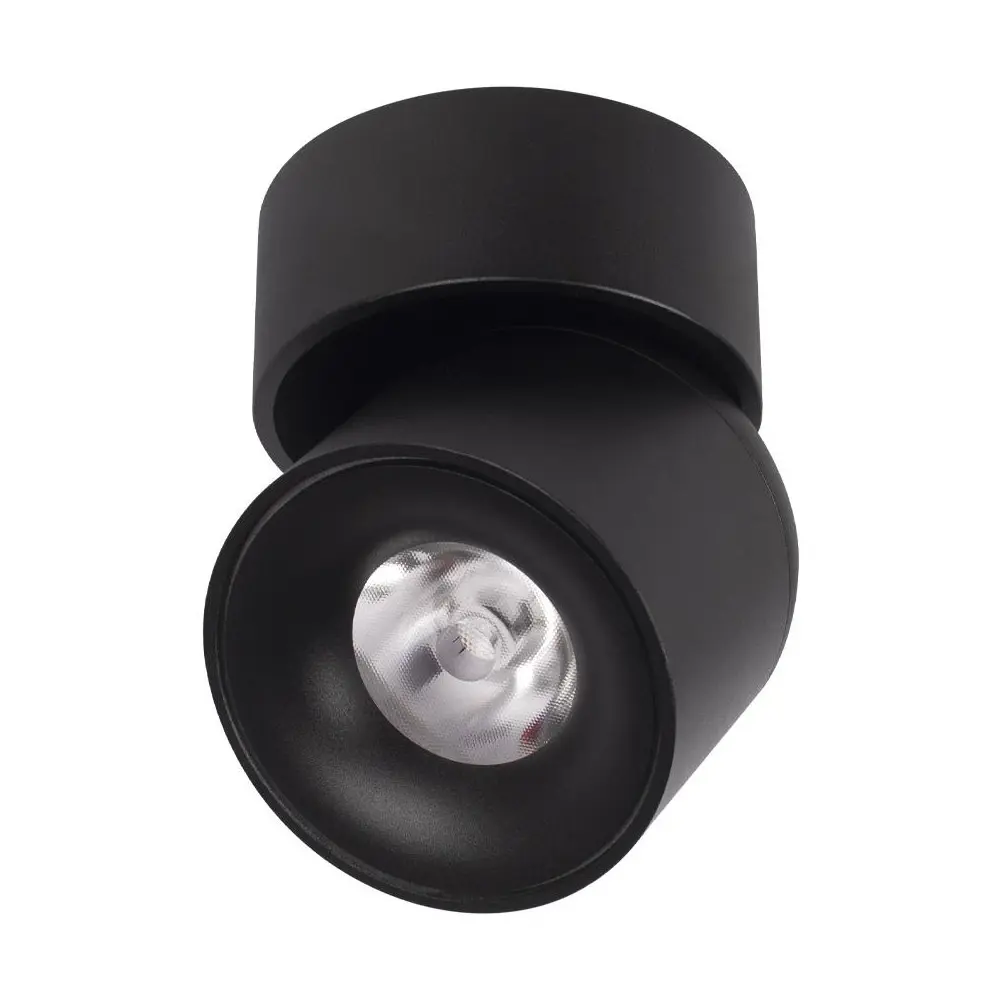 Фото Светильник точечный светодиодный накладной Loft it Tictac 10180 Black 3000K Модерн