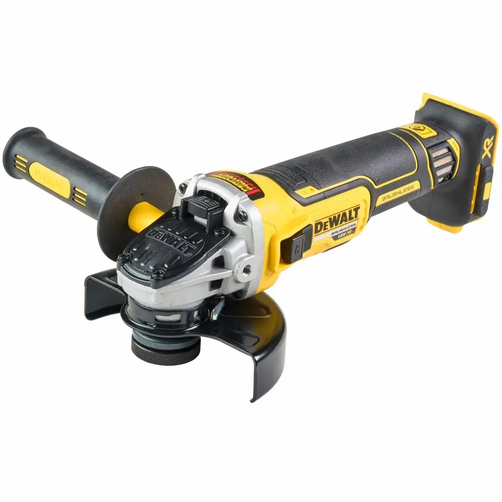 Фото 2 Угловая шлифовальная машина аккумуляторная бесщеточная Dewalt DCG405P2, 18 В Li-Ion 2x5 Ач, 125 мм Фото 2 Угловая шлифовальная машина аккумуляторная бесщеточная Dewalt DCG405P2, 18 В Li-Ion 2x5 Ач, 125 мм