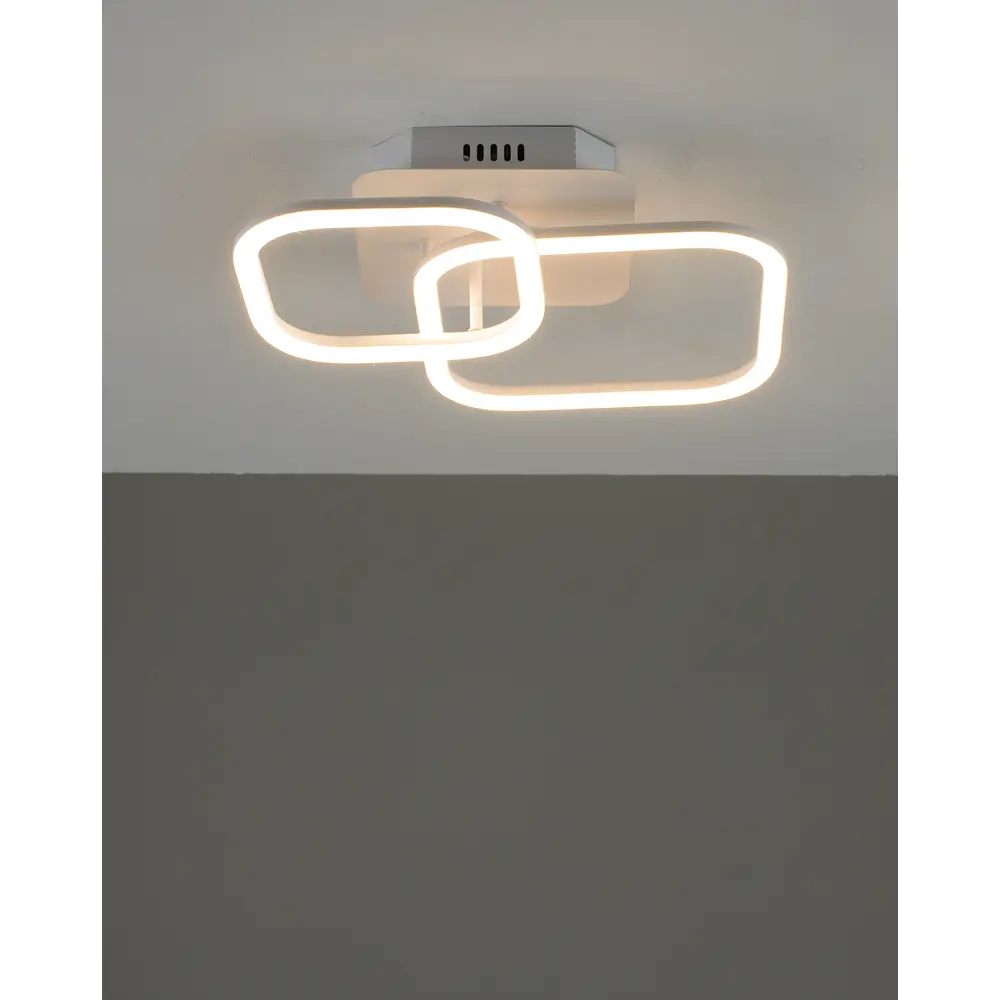 Фото 9 Светильник настенно-потолочный светодиодный Moderli Lighty V10987-cl с пультом управления 11 м² нейтральный белый свет цвет белый Фото 9 Светильник настенно-потолочный светодиодный Moderli Lighty V10987-cl с пультом управления 11 м² нейтральный белый свет цвет белый