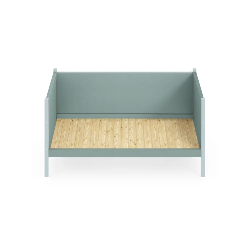 Фото 3 Кровать Solarius Тахта сплошное основание 110 x 101 x 200 см дерево цвет тиффани;голубой Фото 3 Кровать Solarius Тахта сплошное основание 110 x 101 x 200 см дерево цвет тиффани;голубой