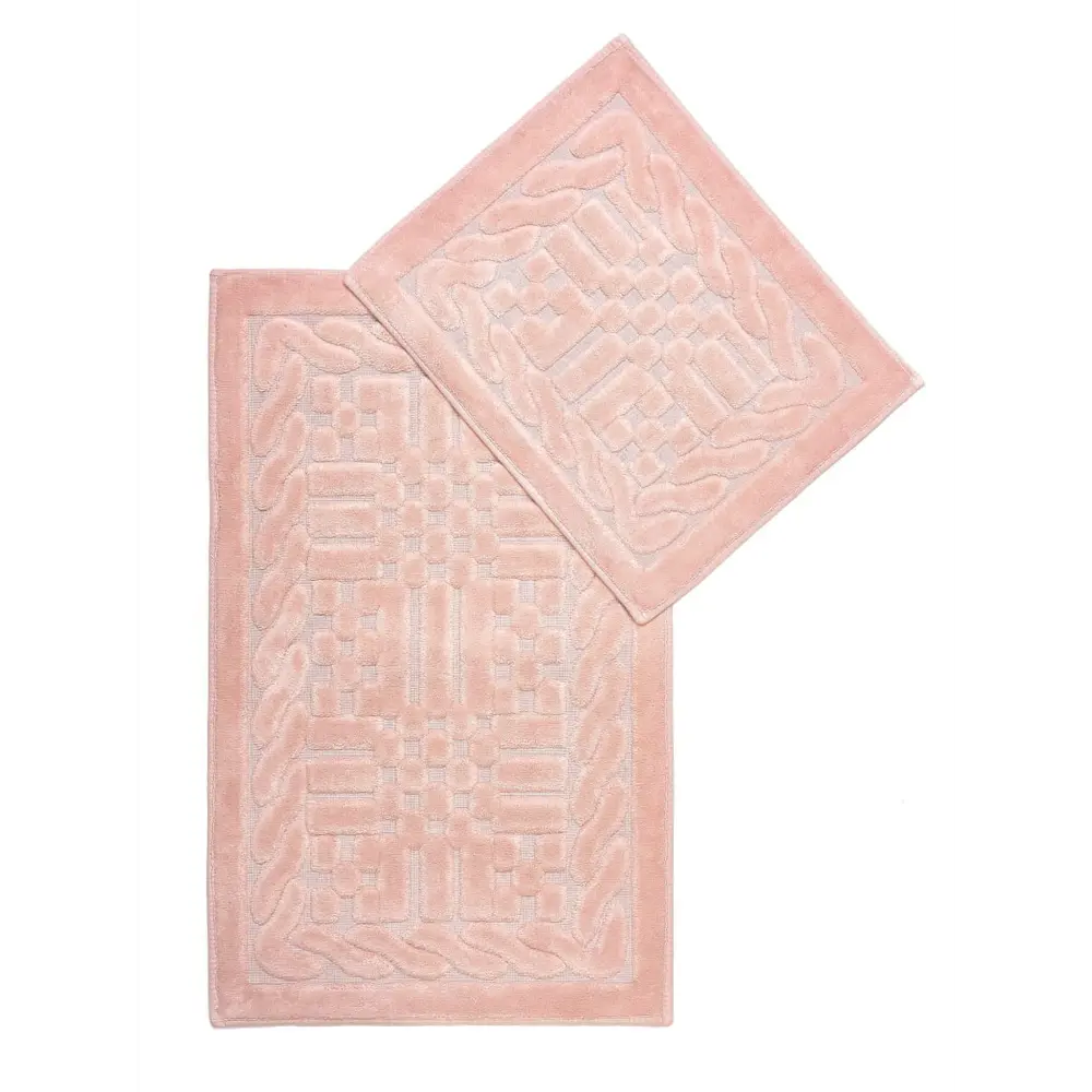 Фото Коврик для ванной комнаты Arya Home Collection 8680943041616 120x70см цвет розовый Фото Коврик для ванной комнаты Arya Home Collection 8680943041616 120x70см цвет розовый