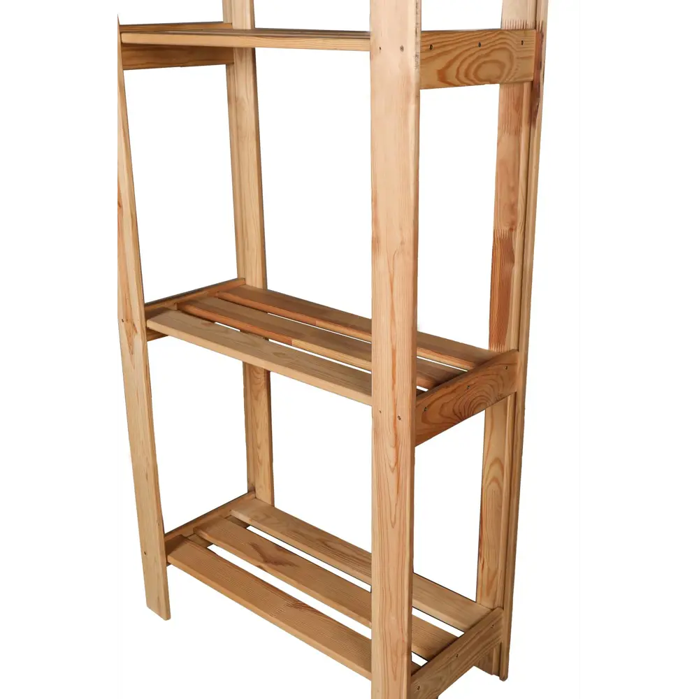 Фото Стеллаж деревянный Силтд 63x115x23 см нагрузка до 7 кг сосна цвет дерево Фото Стеллаж деревянный Силтд 63x115x23 см нагрузка до 7 кг сосна цвет дерево