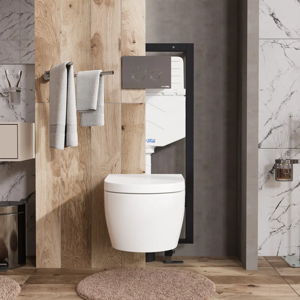 Фото 4 Инсталляция для унитаза WASSERKRAFT 56tlt.010.me.ch01