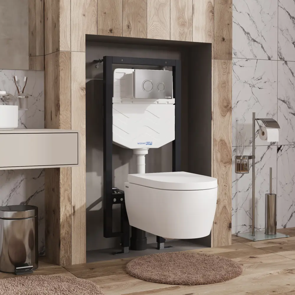 Фото 3 Инсталляция для унитаза WASSERKRAFT 56tlt.010.me.ch01