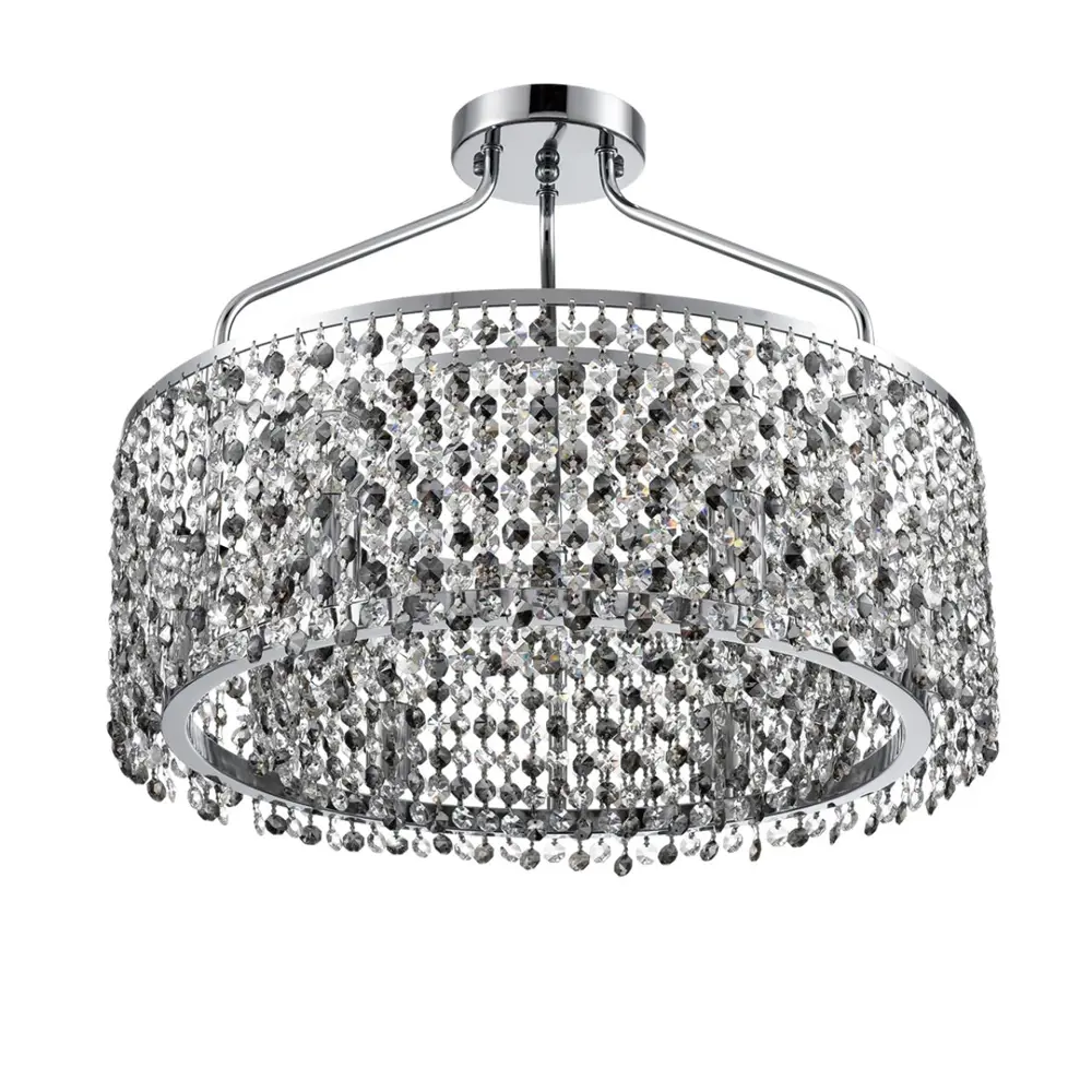 Фото Люстра на штанге Lumion Layla Lmn_8244_6c 6 ламп 12 м² цвет хром Фото Люстра на штанге Lumion Layla Lmn_8244_6c 6 ламп 12 м² цвет хром