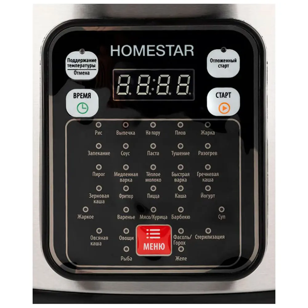 Фото 4 Мультиварка Homestar Hs-2031 570078 5 л 31 программ цвет черный, нержавеющая сталь Фото 4 Мультиварка Homestar Hs-2031 570078 5 л 31 программ цвет черный, нержавеющая сталь