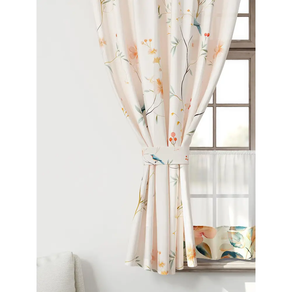 Фото 4 Комплект штор Comfy way Иномик - 42 CW705042-160 на шторной ленте 160x150 см цвет бежевый Фото 4 Комплект штор Comfy way Иномик - 42 CW705042-160 на шторной ленте 160x150 см цвет бежевый