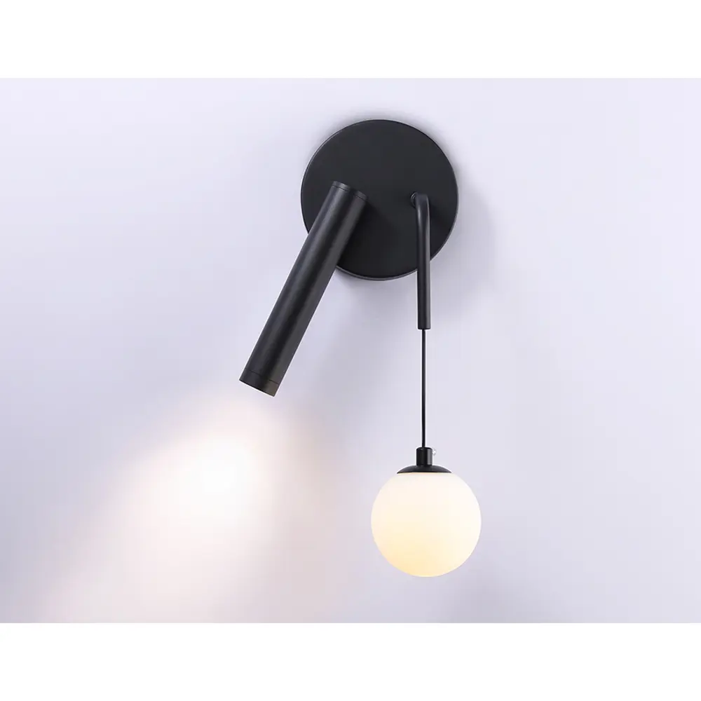 Фото 3 Настенный светильник Ambrella light Fl66385 цвет черный Фото 3 Настенный светильник Ambrella light Fl66385 цвет черный