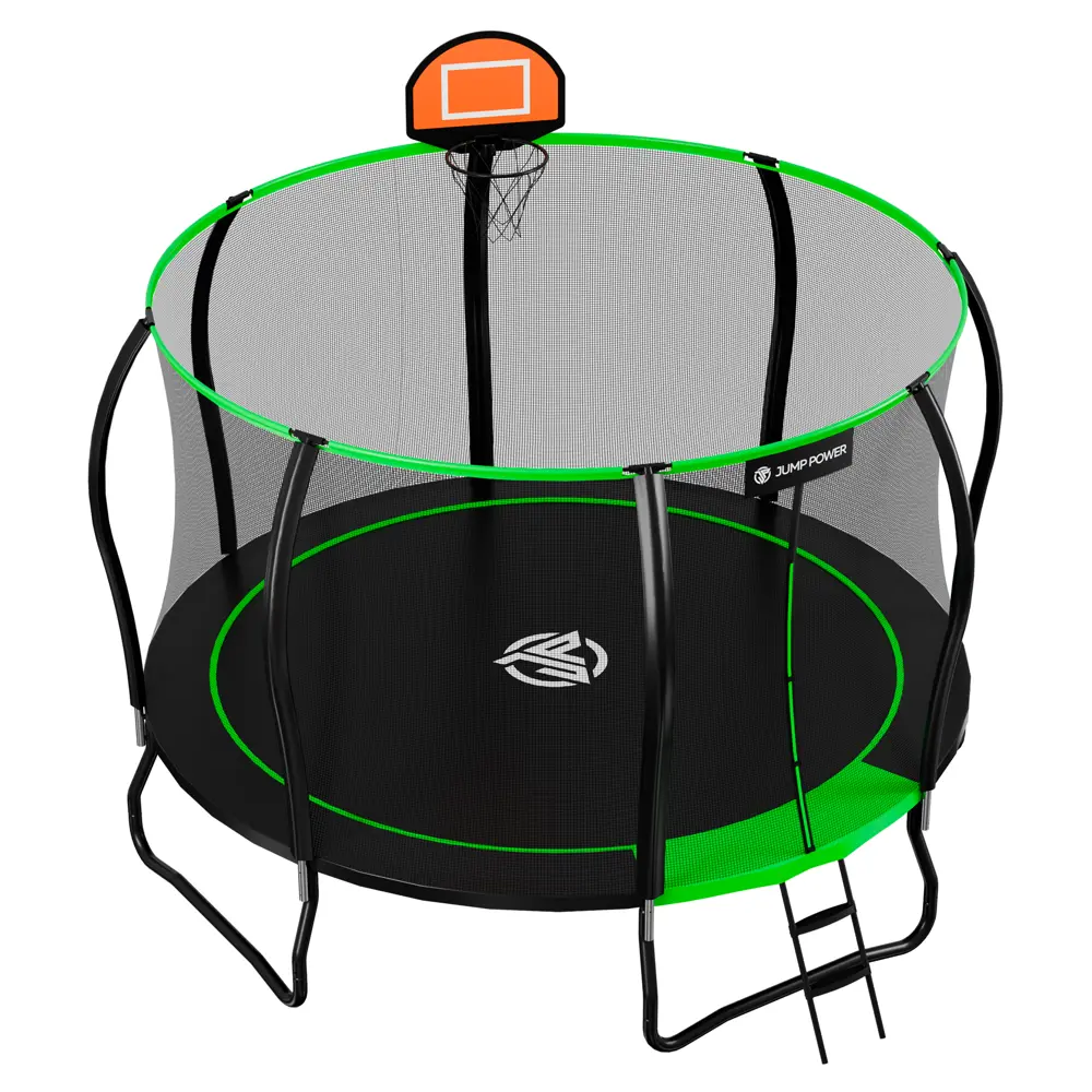 Фото 4 Батут Jump power Stable point 366x183 см лестница в комплекте Фото 4 Батут Jump power Stable point 366x183 см лестница в комплекте