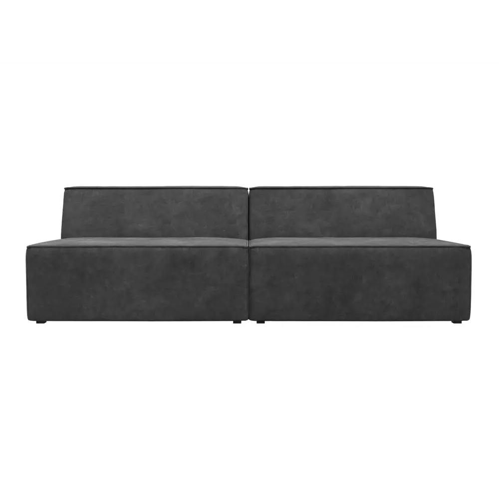 Фото 2 Диван модульный Лига диванов Монс 126821 220x70x110 см велюр цвет brut 16 темно-серый Фото 2 Диван модульный Лига диванов Монс 126821 220x70x110 см велюр цвет brut 16 темно-серый