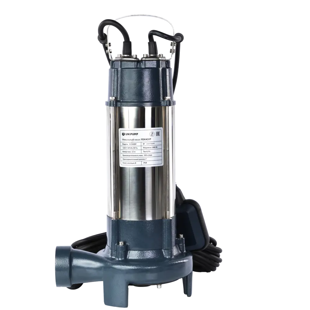 Фото 5 Фекальный насос Unipump Fekacut V1300DF Фото 5 Фекальный насос Unipump Fekacut V1300DF