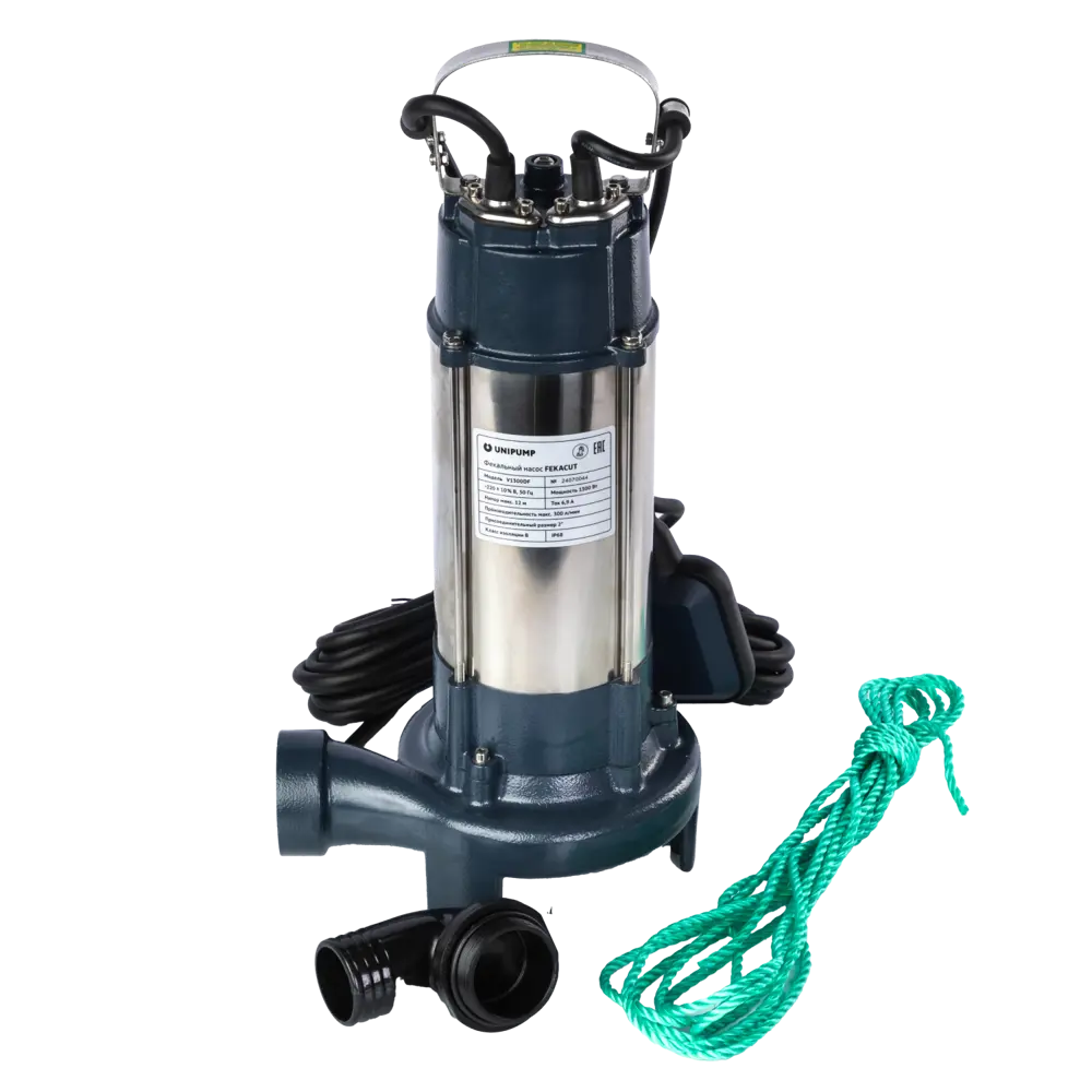 Фото 4 Фекальный насос Unipump Fekacut V1300DF Фото 4 Фекальный насос Unipump Fekacut V1300DF