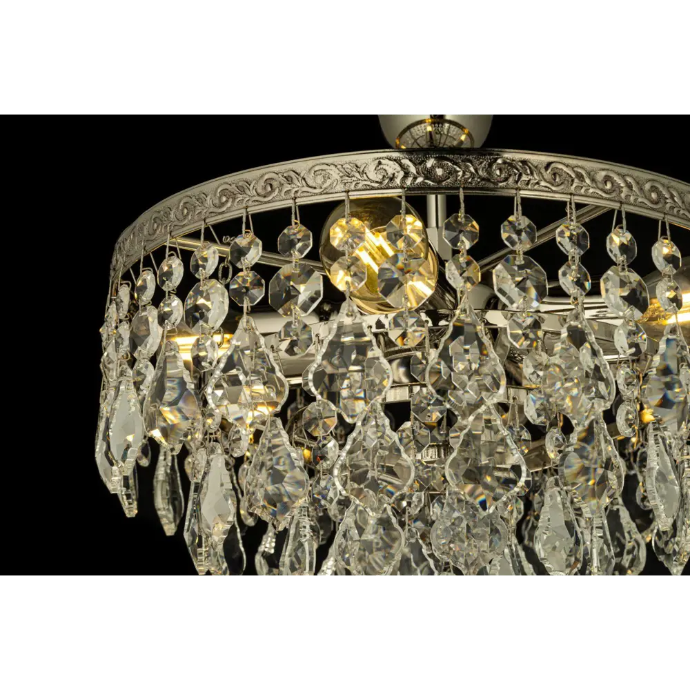 Фото 4 Люстра на штанге Arti lampadari Castellana nickel Al_castellana_e_1.3.30.602_n 4 лампы 13.3 м² цвет прозрачный/матовый Фото 4 Люстра на штанге Arti lampadari Castellana nickel Al_castellana_e_1.3.30.602_n 4 лампы 13.3 м² цвет прозрачный/матовый