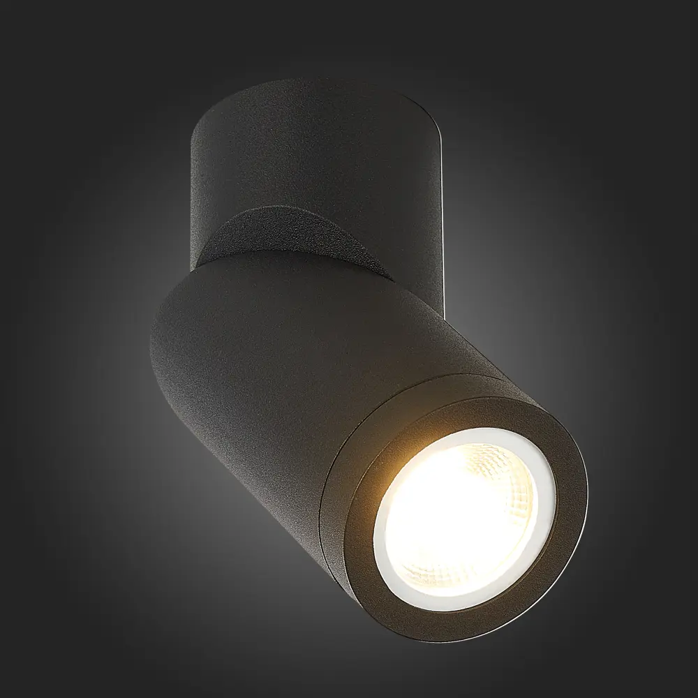 Фото 5 Светильник точечный накладной ST Luce ST650.402.01 GU10 50 Вт IP20 D62xH151 180-240V цвет черный Фото 5 Светильник точечный накладной ST Luce ST650.402.01 GU10 50 Вт IP20 D62xH151 180-240V цвет черный