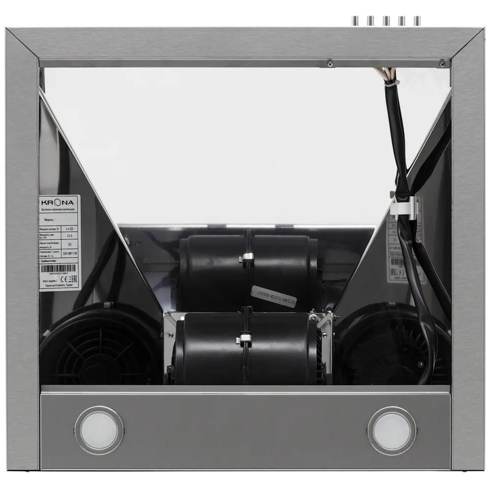 Фото 6 Купольная вытяжка Krona BRIEF 500 INOX PB 49.5 см цвет серый/серебристый Фото 6 Купольная вытяжка Krona BRIEF 500 INOX PB 49.5 см цвет серый/серебристый