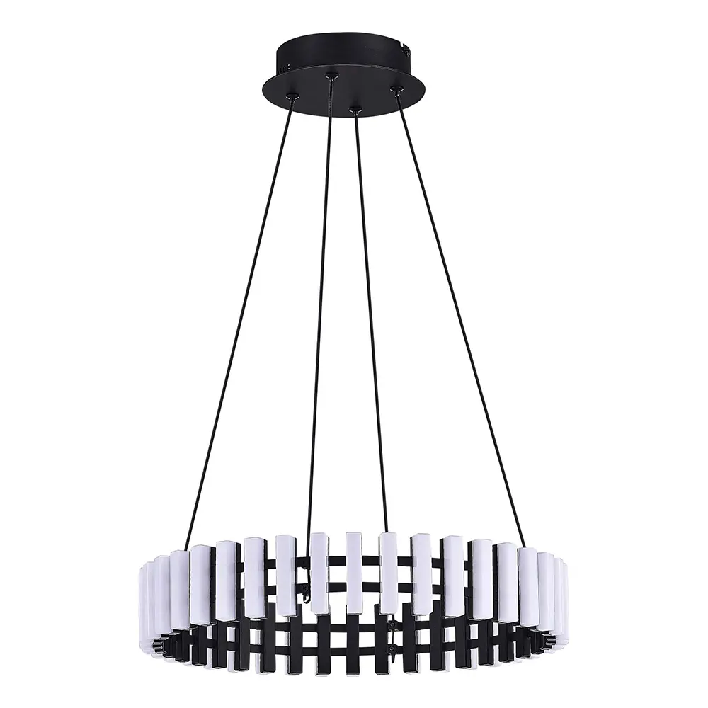Фото 6 Люстра подвесная светодиодная ST LUCE SL6203.403.25 ESTENSE 9 м² теплый белый свет цвет черный Фото 6 Люстра подвесная светодиодная ST LUCE SL6203.403.25 ESTENSE 9 м² теплый белый свет цвет черный