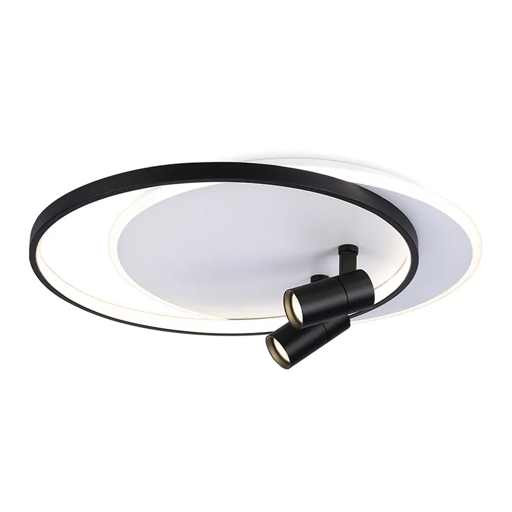 Фото Люстра потолочная светодиодная Ambrella light Fl51392 с пультом управления 14 м² нейтральный белый свет цвет белый Фото Люстра потолочная светодиодная Ambrella light Fl51392 с пультом управления 14 м² нейтральный белый свет цвет белый