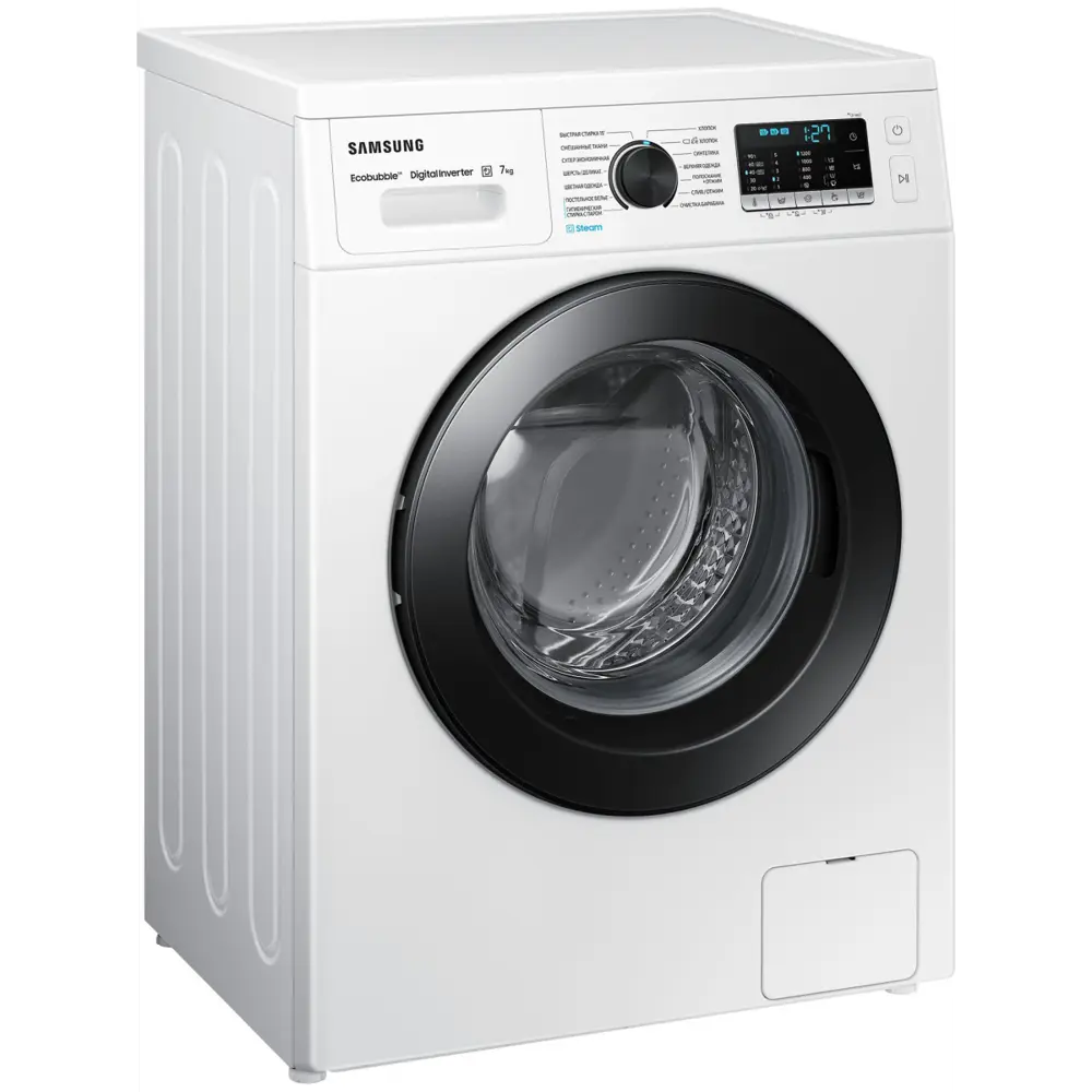 Фото 2 Стиральная машина Samsung WW70AG5S21CELP с паром 7кг 60x85x0 цвет белый Фото 2 Стиральная машина Samsung WW70AG5S21CELP с паром 7кг 60x85x0 цвет белый