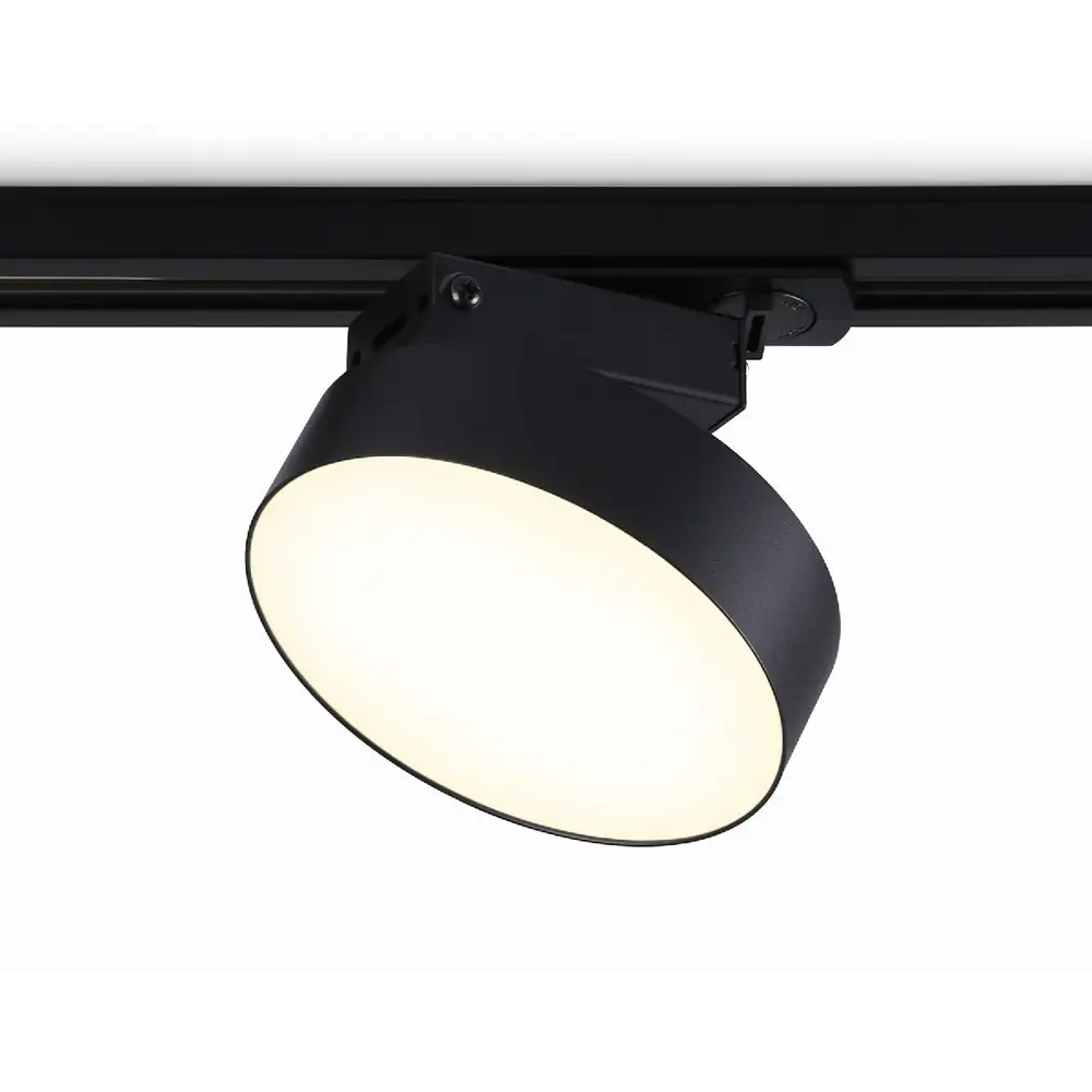 Фото Трековый светильник спот светодиодный Ambrella Light 15 Вт однофазный теплый белый (желтый) свет цвет черный Фото Трековый светильник спот светодиодный Ambrella Light 15 Вт однофазный теплый белый (желтый) свет цвет черный
