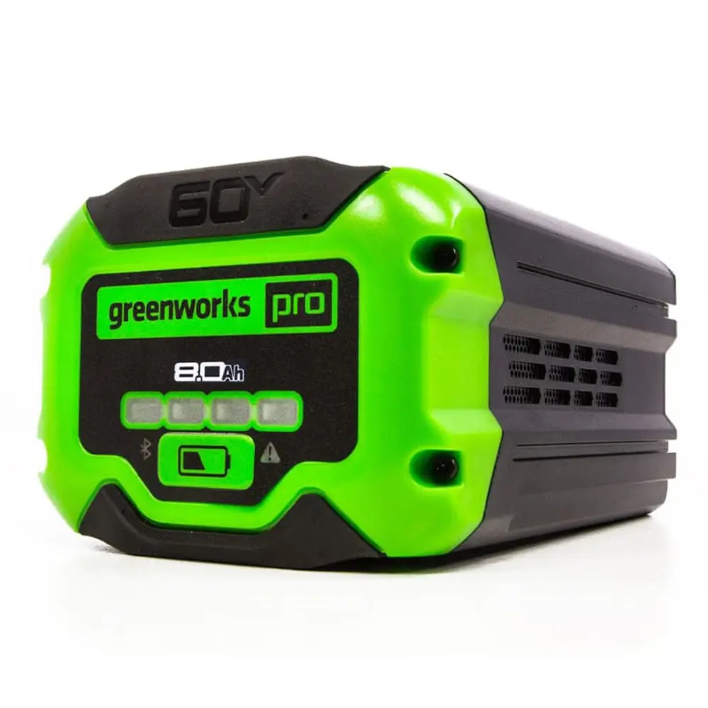 Фото 2 Аккумулятор Greenworks G60B8, 60 В Li-Ion 8 Ач в комплекте с перчатками Фото 2 Аккумулятор Greenworks G60B8, 60 В Li-Ion 8 Ач в комплекте с перчатками