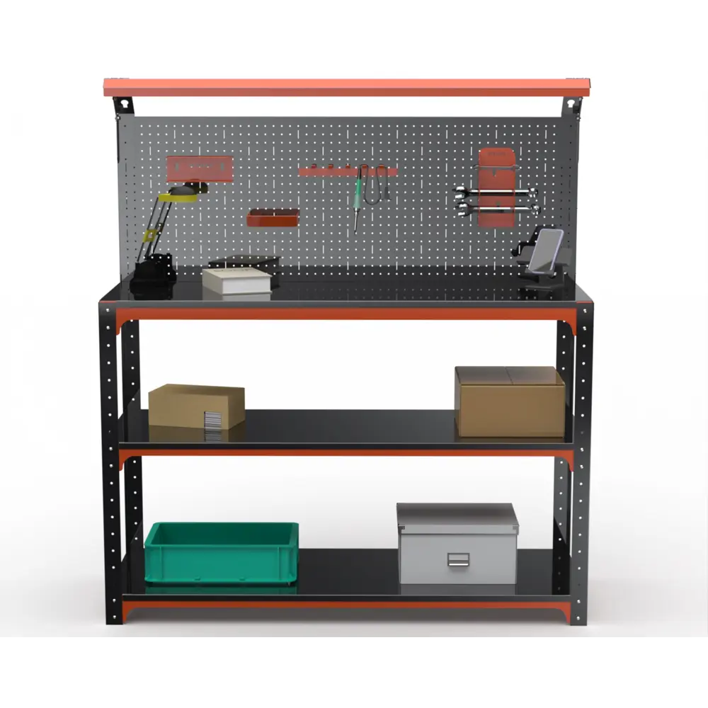 Фото 2 Стол-верстак Metalex Kit 204865 950x1600x500 мм, максимальная нагрузка до 260 кг Фото 2 Стол-верстак Metalex Kit 204865 950x1600x500 мм, максимальная нагрузка до 260 кг