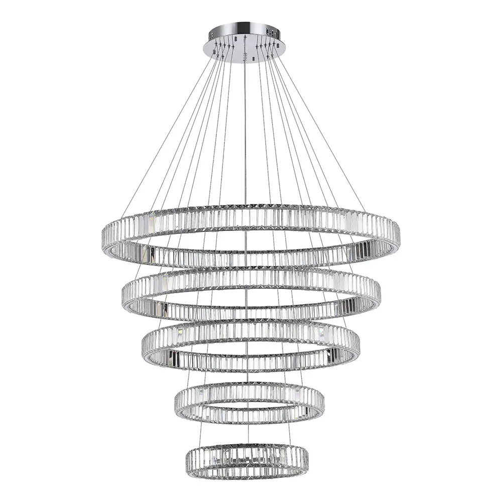 Фото 8 Люстра подвесная светодиодная хрустальная St luce Tivoli sl1622.113.05 10 м² нейтральный белый свет цвет серый/серебристый Фото 8 Люстра подвесная светодиодная хрустальная St luce Tivoli sl1622.113.05 10 м² нейтральный белый свет цвет серый/серебристый