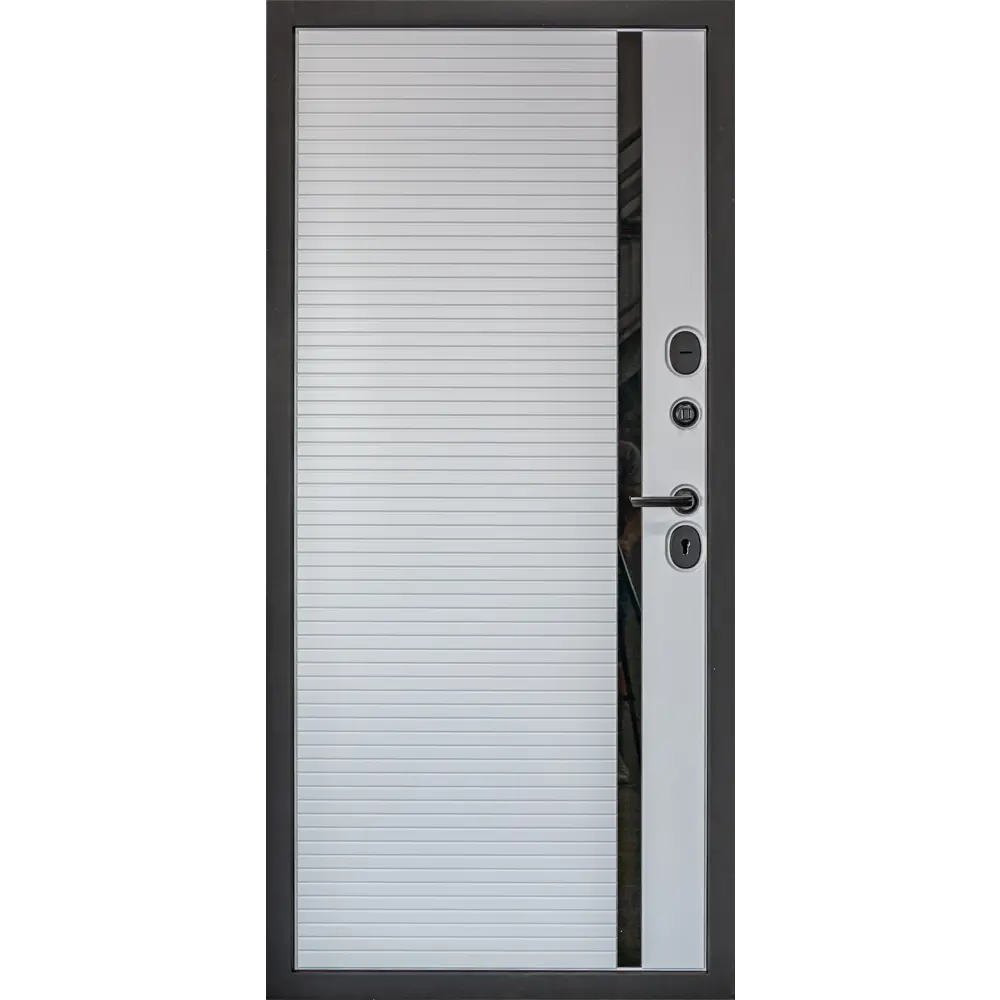 Фото Входная дверь Diva МХ-45 205x96см левый цвет белый матовый Фото Входная дверь Diva МХ-45 205x96см левый цвет белый матовый