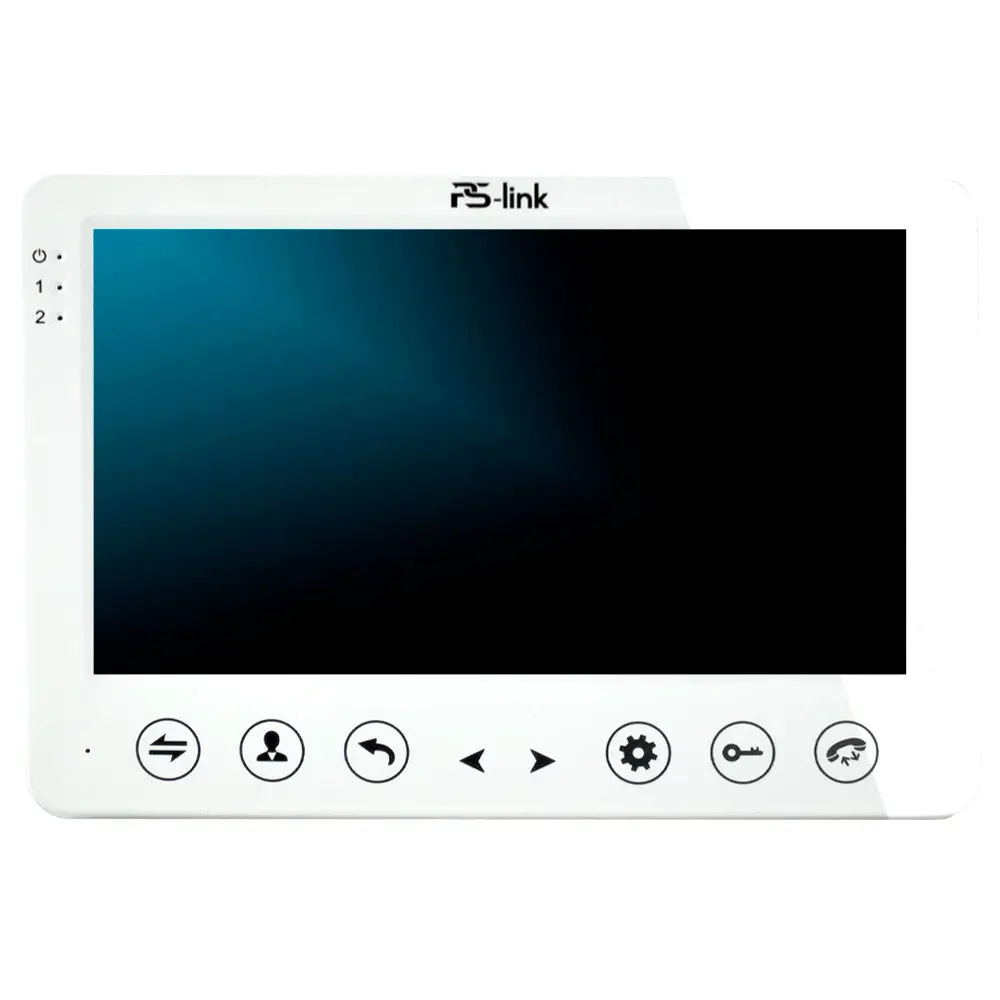 Фото 2 Комплект видеодомофона Ps-link KIT-715DP-207CR-S 7" с вызывной панелью цвет белый Фото 2 Комплект видеодомофона Ps-link KIT-715DP-207CR-S 7" с вызывной панелью цвет белый