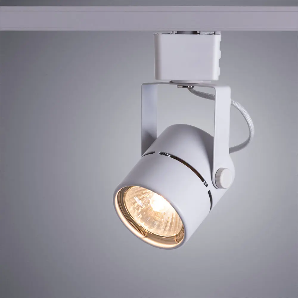 Фото 3 Трековый светильник ARTE LAMP A1311PL-1WH MIZAR 50 Вт цвет белый Фото 3 Трековый светильник ARTE LAMP A1311PL-1WH MIZAR 50 Вт цвет белый